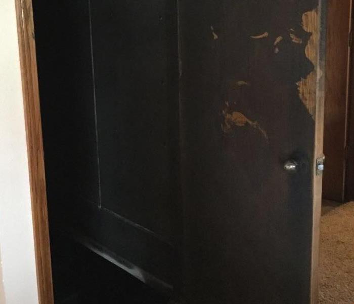 Smoke Damaged Closet Door 
